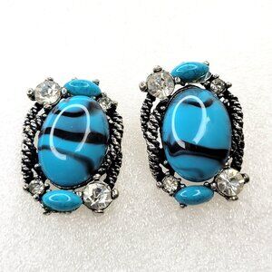 Blue Stud Earrings